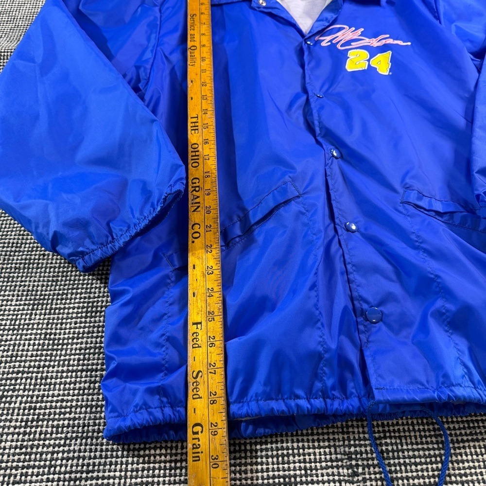 VINTAGE NASCAR Windbreaker‎ Jeff Gordon #24 Jacket Men's Oversized Size Small - Picture 7 of 11